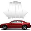 Для Chrysler 300 300C Dodge Magnum 2005-2010 Стойки кузова Центральная стойка окна автомобиля Декоративная наклейка на стойку B/C Наклейка на центральную стойку
