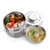 Stainless Steel Insulated Lunch Box 1200/1500ML Thermos Soup Jar Thermal Food Container  School