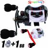 SOUGAYILANG Baitcasting Reel 18+1BB Dual Brakes 7.4OZ Carbon Baitcaster Fishing Reel