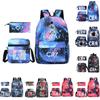Cr7 Children's Backpack Set With Breathable Comfortable Straps And Letter Print