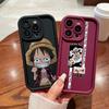 LZ28 One Piece Luffy Gear 5 Silicone Phone Case for iPhone 11 13 14 15 16 Pro Max 7 8 16 Plus 12 Mini XS Max XR Shockproof Back Cover