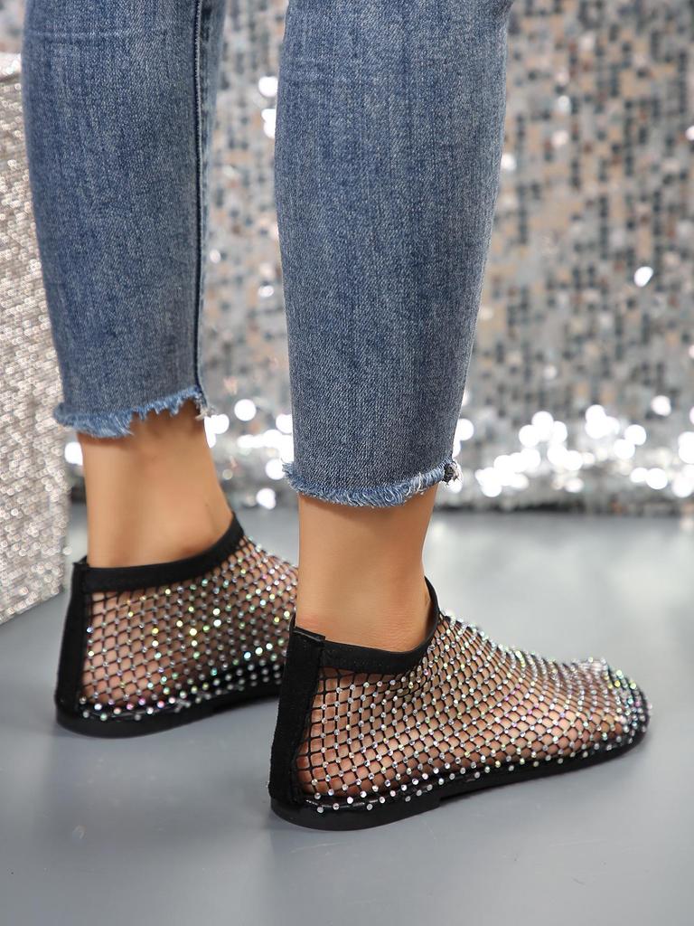 Летние женские босоножки большого размера с круглым носком, ромбовидными вставками и ажурным дизайном 2023 года