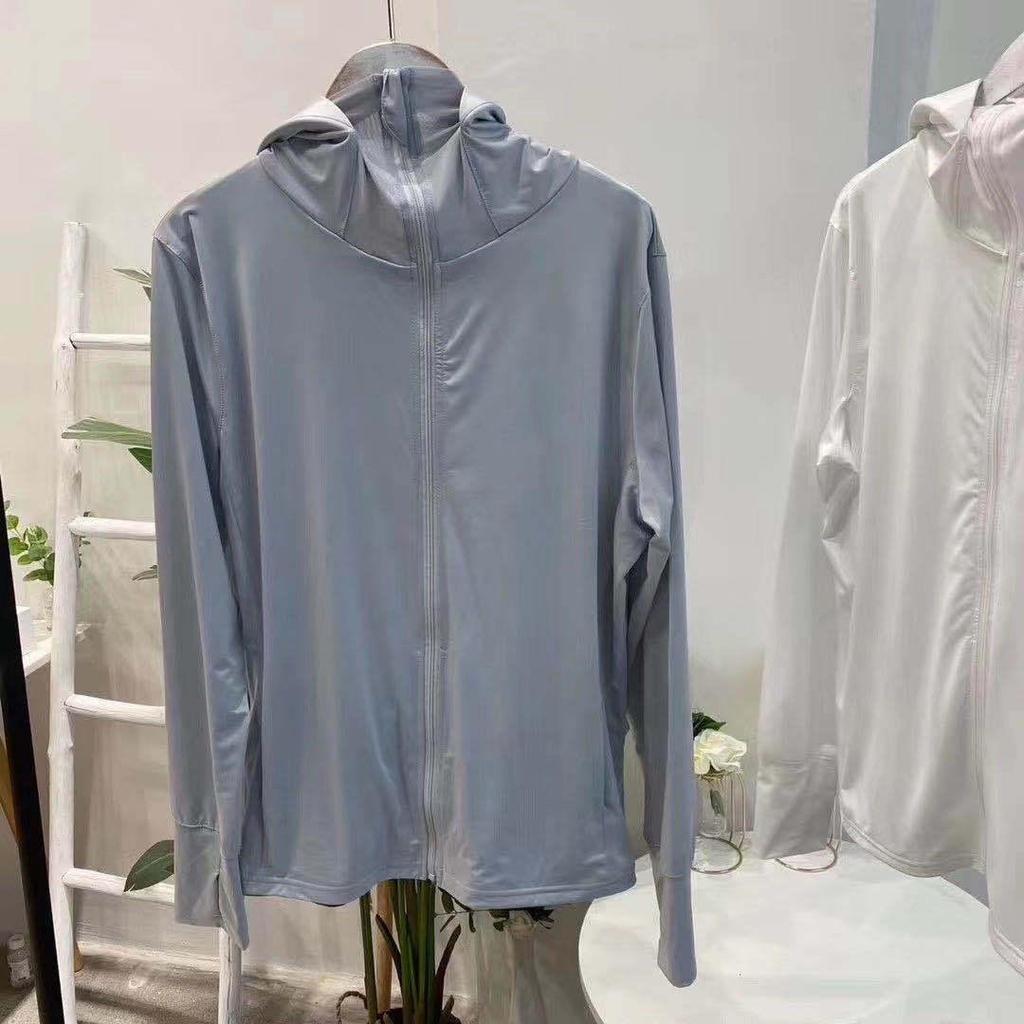 Women's Japanese Ice Silk UV Protection Hooded Jacket - Summer Solid Color, Outdoor Sun Protection