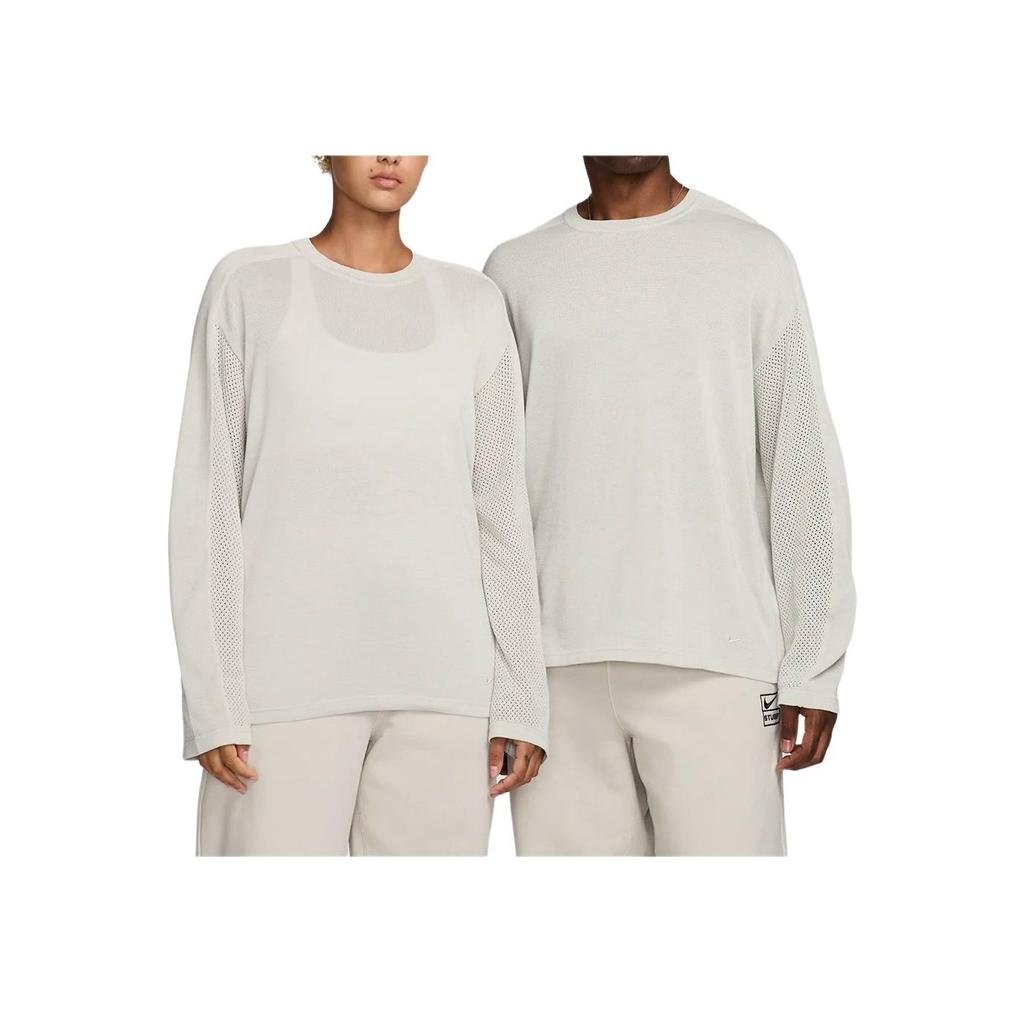 Stussy x Nike L/S Джерси (Азия) Уличная одежда унисекс Light Bone HF3899-072