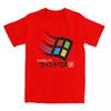 Футболка с ретро-логотипом Windows 95 на японской катакане Harajuku, футболка с коротким рукавом, винтажная футболка, летняя хлопковая оверсайз одежда