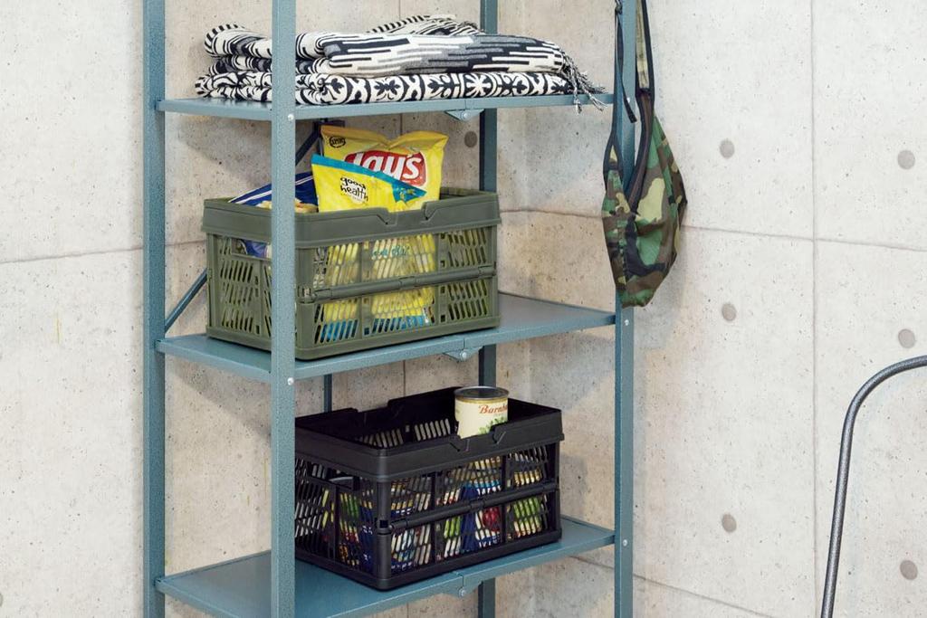 Azumaya-kk Touch Box LFS-31BK, Black, 38cm Wide X 26cm Deep X 20cm High