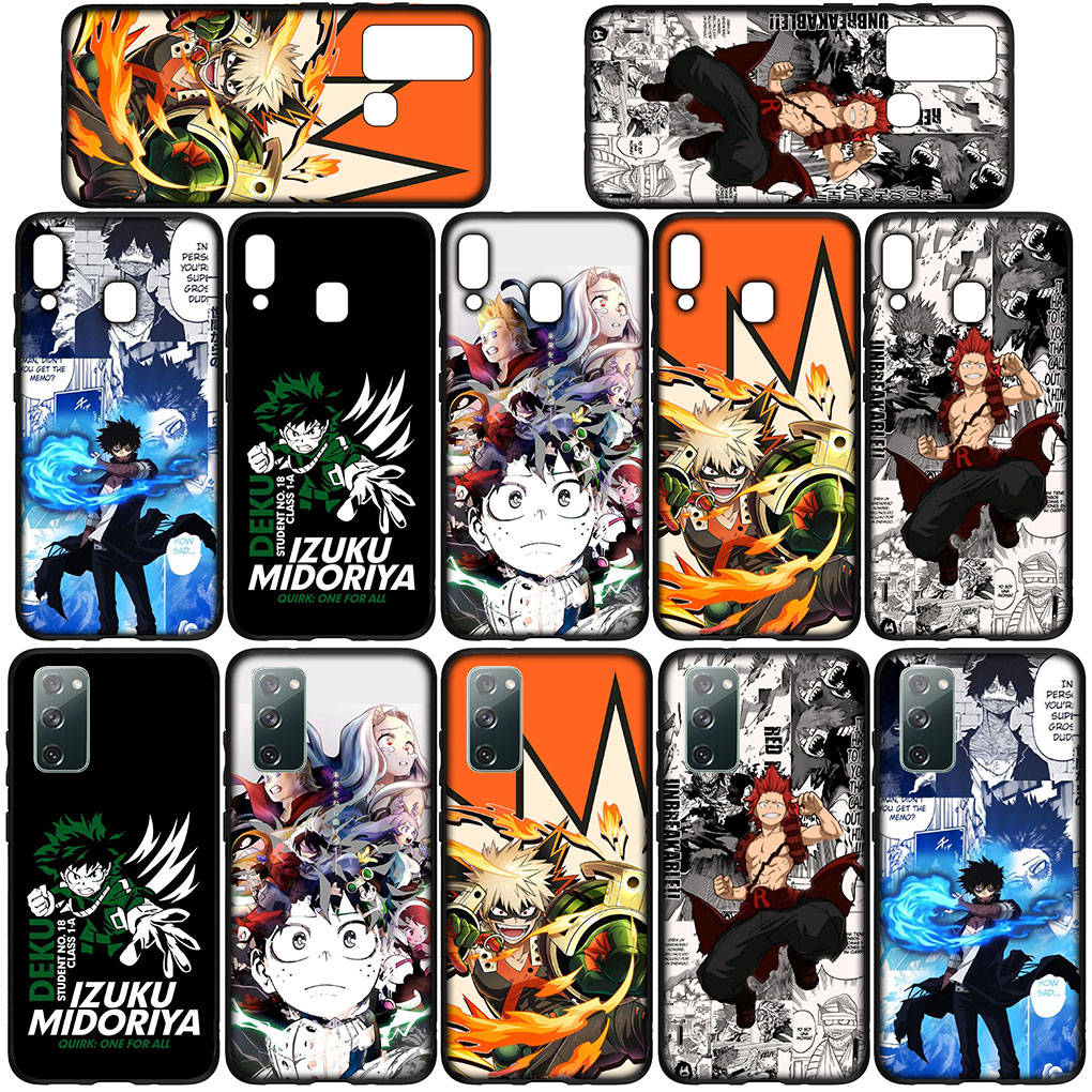 Для iPhone 16 15 Xiaomi Redmi Note 14 13 12 11 Pro Max X 8 16e Samsung Galaxy S25 S24 S23 Moto OPPO Huawei My Hero Academia Midoriya Izuku чехол для телефона