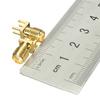 10Pcs 1.6mm SMA Female Jack Solder Nut Edge PCB Clip Straight Mount Gold Plated RF Connector Receptacle Solder