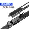 For Mercedes A-Class A160 A180 A200 A250 A45 W176 2013-2015 Car Wiper Dovetail Soft Rubber Windscreen HD Quiet Automotive Wiper