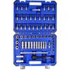 Coffret de douilles et cliquets 3/8'' - BRILLIANT TOOLS BT021061 - 61 pièces