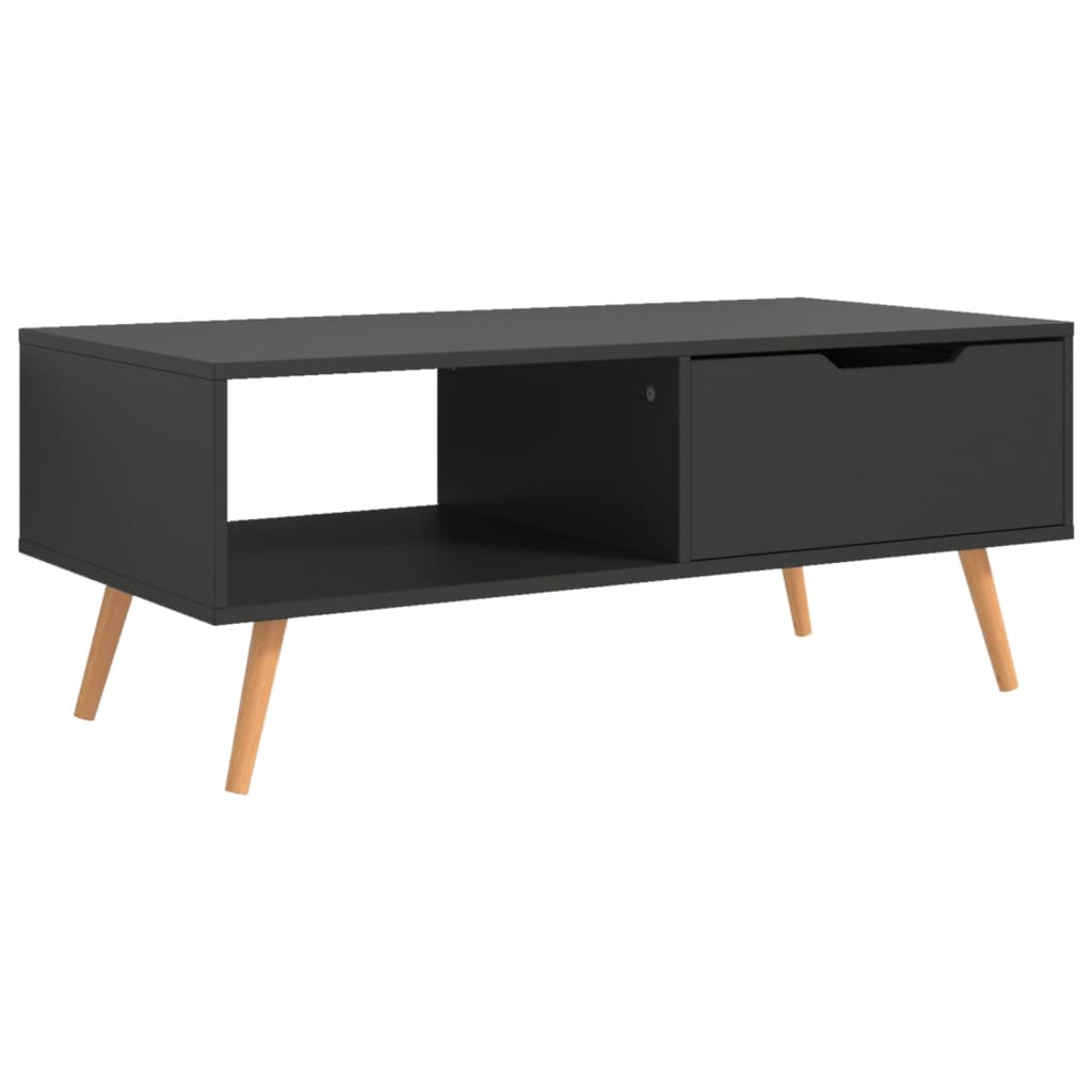 Vidaxl Stolik Kawowy, Szary, 100X49,5X43 Cm, Materiał Drewnopochodny