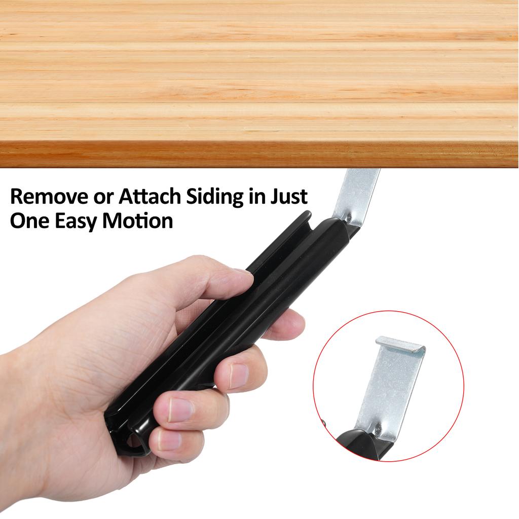 2 Pack Vinyl Siding Removal Tool for Installation and Repair Extra Long Non Slip Grip Handle Easy Removal of Vinyl
