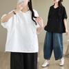 2025 Новые летние женские свободные футболки больших размеров с коротким рукавом, базовые повседневные толстовки с капюшоном, однотонные топы