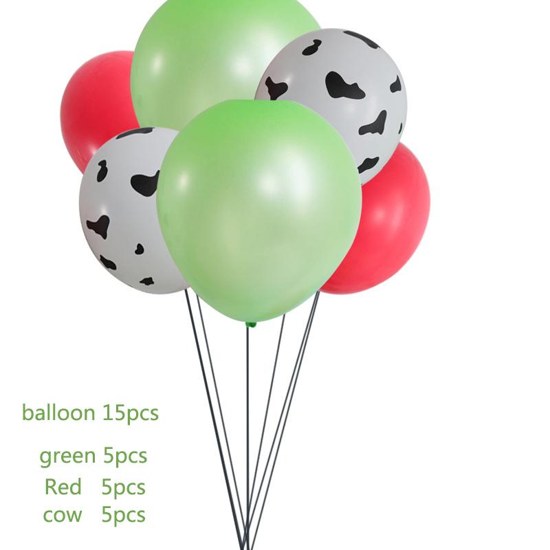 Тематическая вечеринка на тему коровы на день рождения, вечеринка с животными, украшение для коровы, одноразовые стаканчики, тарелки, флаги, скатерть, украшение для детского душа из воздушных шаров