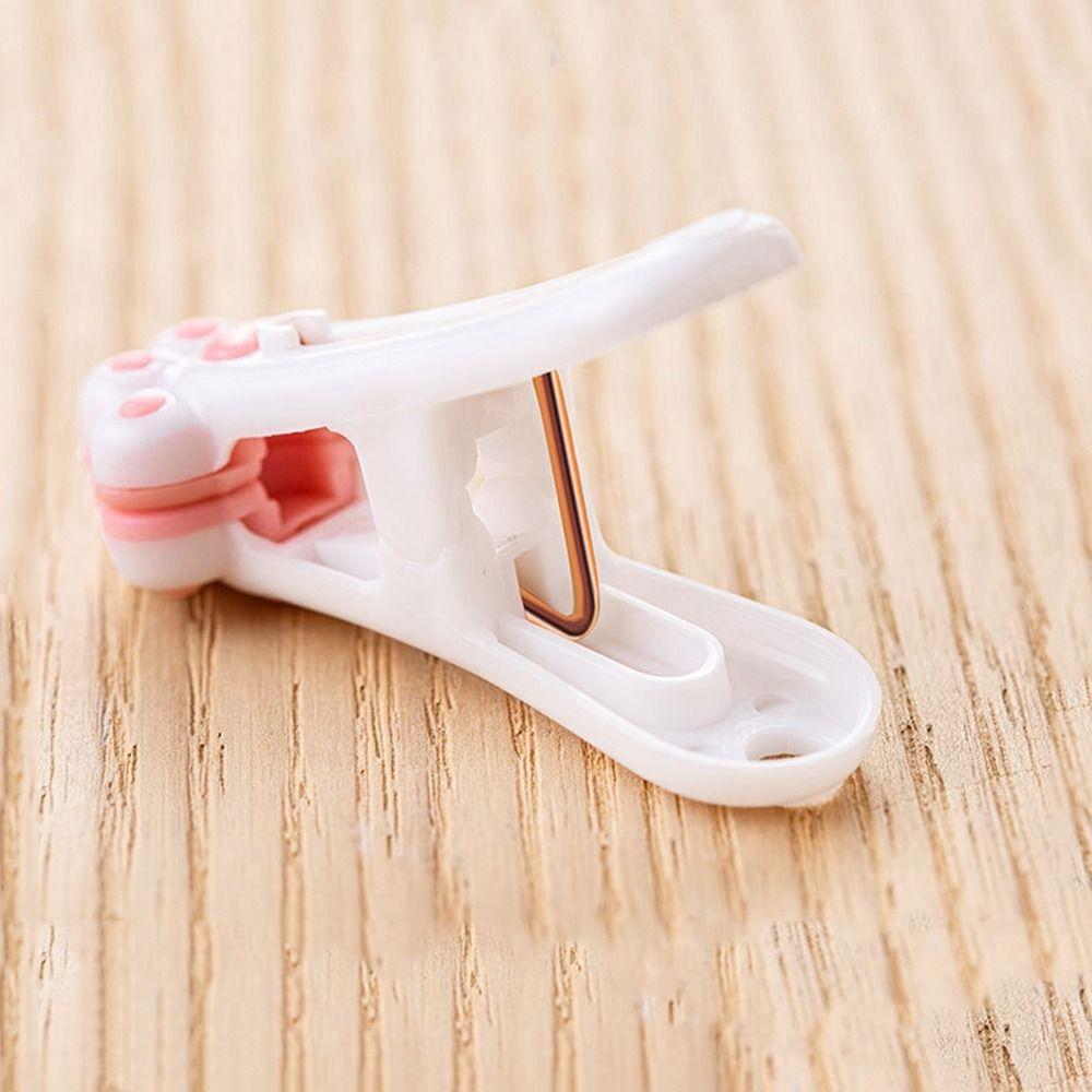 Kawaii Cat Claw Clothespin Plastic Food Bag Clip Multifunctional Clothes Pegs Home