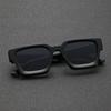 Retro Black Millionaire Shades Luxury Sunglasses For Men Designer Famous Brand Square Sun Glasses Man Women Sunglass