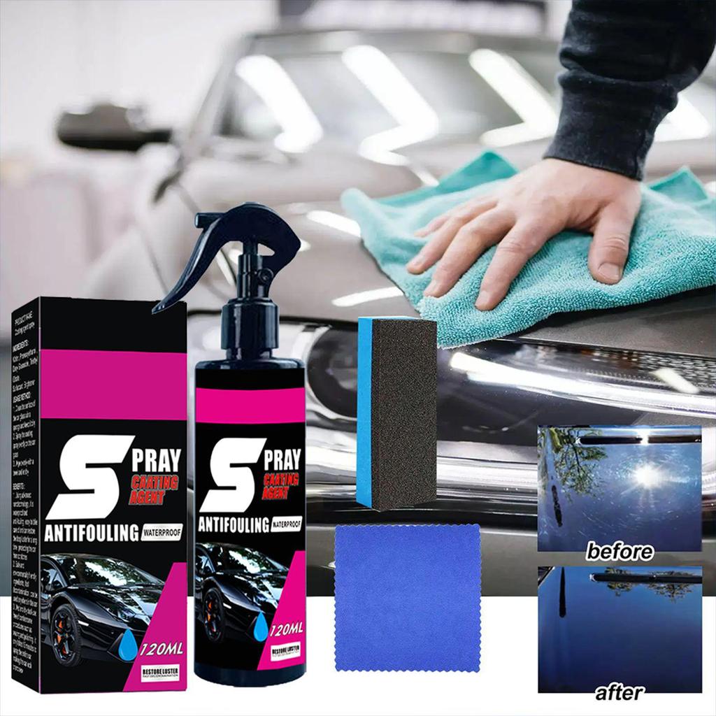 Нано Кристалл Полировальный и Покрывающий Спрей для Автомобиля