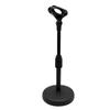 Microphone Weighted with Universal Microphone for Live Performances Stand, Tabletop, Angle/height Adjustment, 24-32cm, Pedestal, Clip, Meetings,