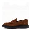 Suede Penny Loafers Beige Ro63fab001be