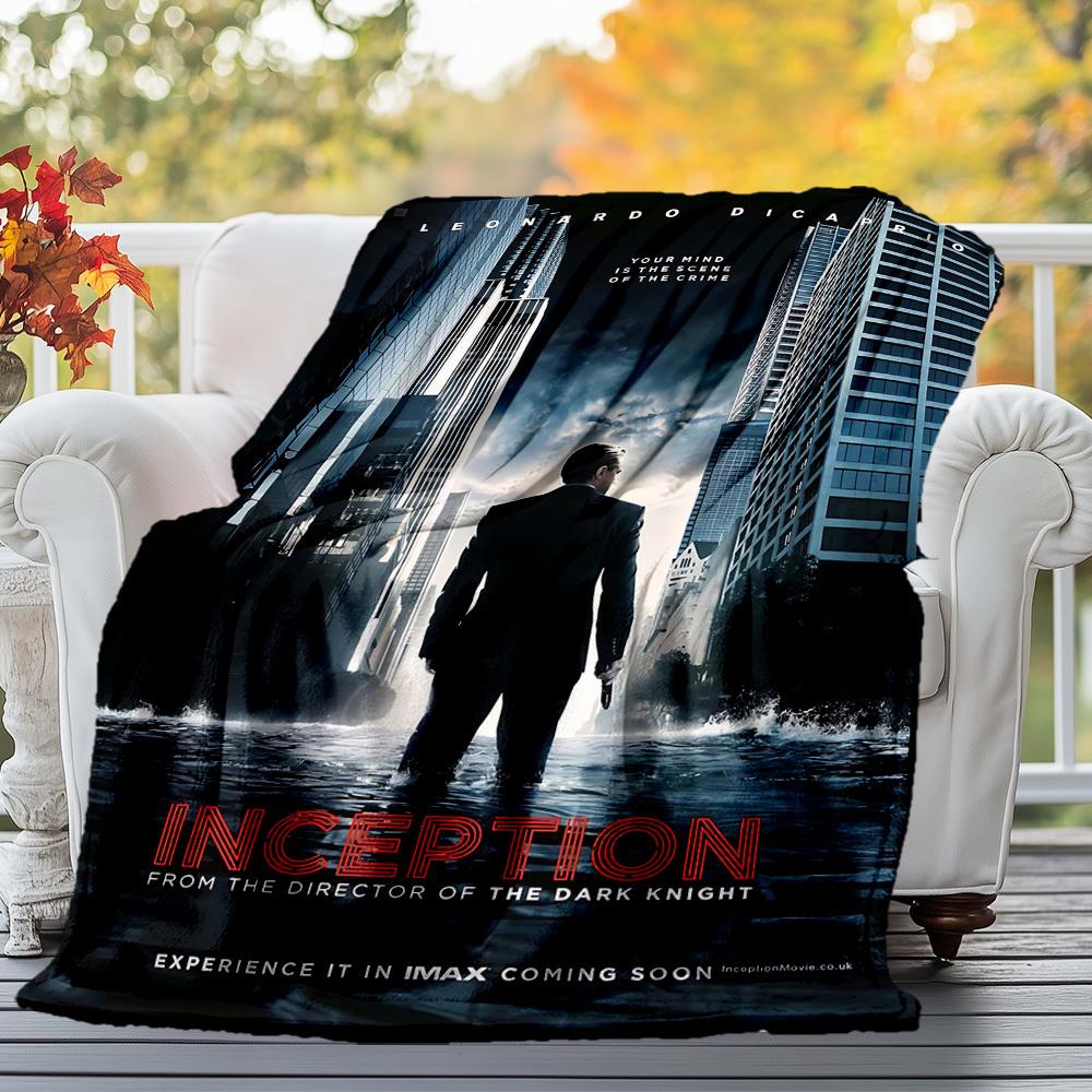 1pc Leonardo DiCaprio InceptionOutdoor Flannel Blanket Soft Plush Decor for Picnics, camping,Bedroom, Playroom, or Lunch Breakn1237A