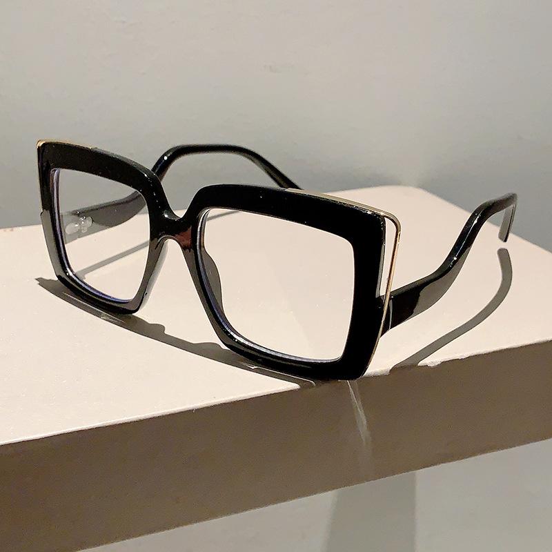 Винтажные Оверсайз Оптические Оправы для Очков с Защитой от Синего Света Женские Мужские Дизайнерские Тренд Оправы для Очков от Миопии