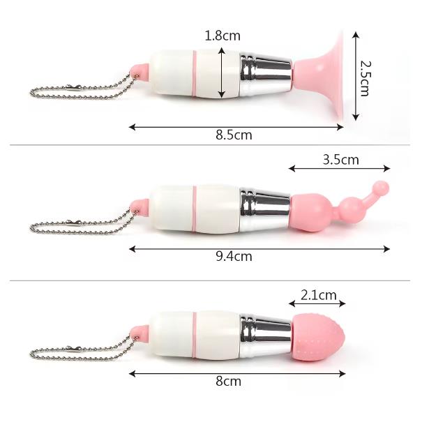 Секс-игрушки Товары для взрослых Вибратор для языка Трехкомпонентная тыква Мини AV-стержень Вибрационный массаж Лизание Стимулятор клитора Игрушки для взрослых