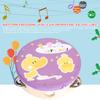 15cm Wooden Handheld Tambourine Hand Drum Bell Musical Percussion Instrument Toy Gift(2#)