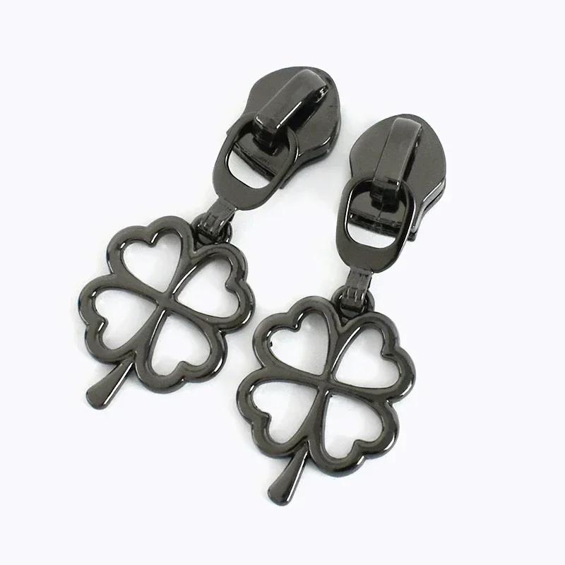 Meetee 5/10/20 шт. 5# Бегунок для молнии для нейлоновых молний Пластиковые спиральные молнии Головки бегунка Ремонтные наборы DIY Швейные аксессуары для одежды