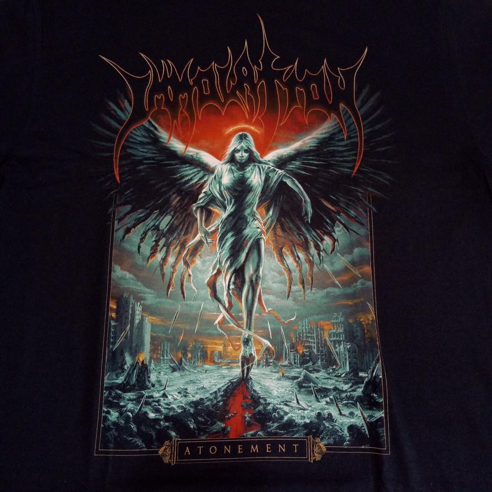 IMMOLATION дэт-метал Atonement Унисекс Хлопок Полный Размер UU1097 Унисекс Футболка