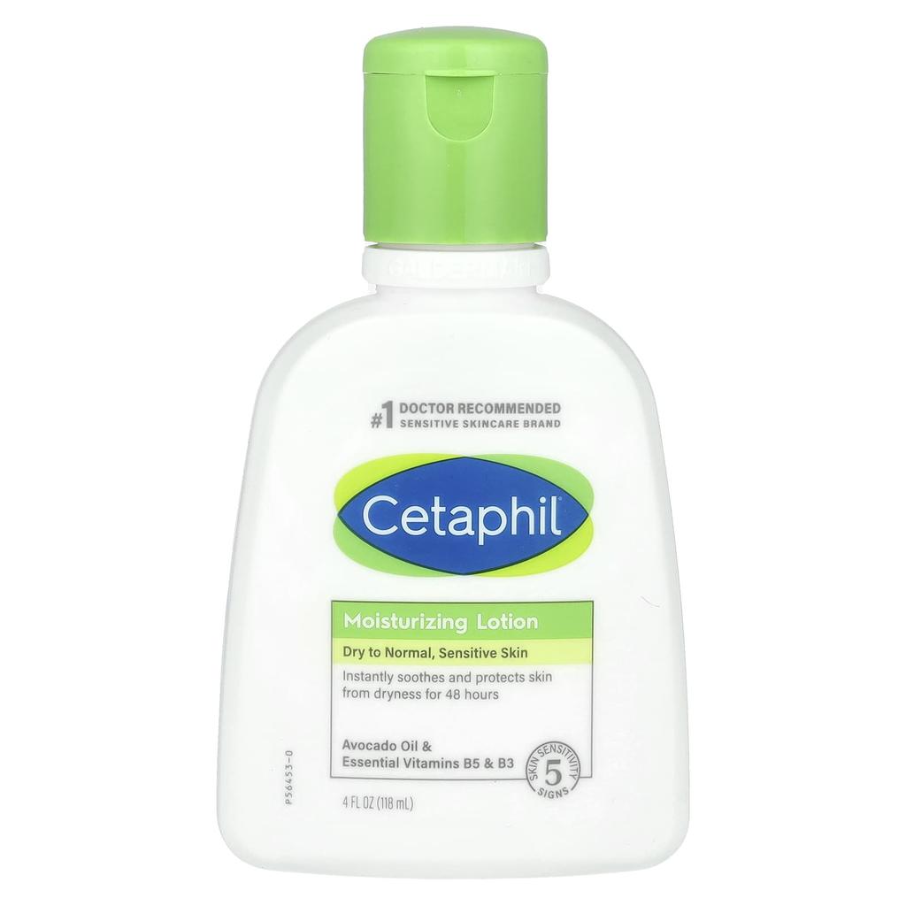Cetaphil Moisturizing Lotion, Fragrance-Free, 4 Fl Oz (118 Ml)