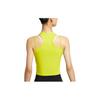 Nike Dri-FIT Solid Logo Round Neck Sleeveless Tank Top Women Tops Cactus-Green DX6488-308