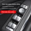 Кнопка подъема стекла двери автомобиля декоративная наклейка для Mercedes Benz GCE Class GLK GLC ML GL GLE GLS автоаксессуары