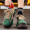Мода Увеличение Роста Шнуровка Зарубежная Обувь Баскетбол Мужские Спортивные Кроссовки для Бега Зеленый Верх Topanky Классический Минималистичный