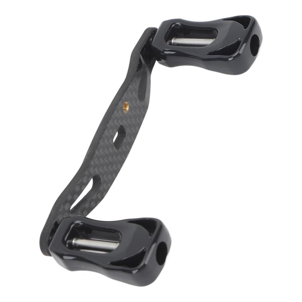 J-ouuo Ручка для рыболовной катушки Углеволокно Двойная ручка для кастинговой катушки D S A Легкая Простая замена (85мм)