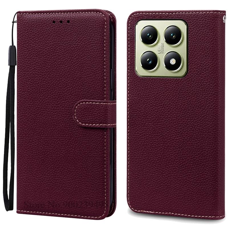 Для Xiaomi 14T Чехол Xiaomi 14T Pro Чехол Кошелек Кожаный Флип Чехол Для Xiaomi 14T Чехол Xiaomi Mi 14T Pro Чехол-книжка Fundas