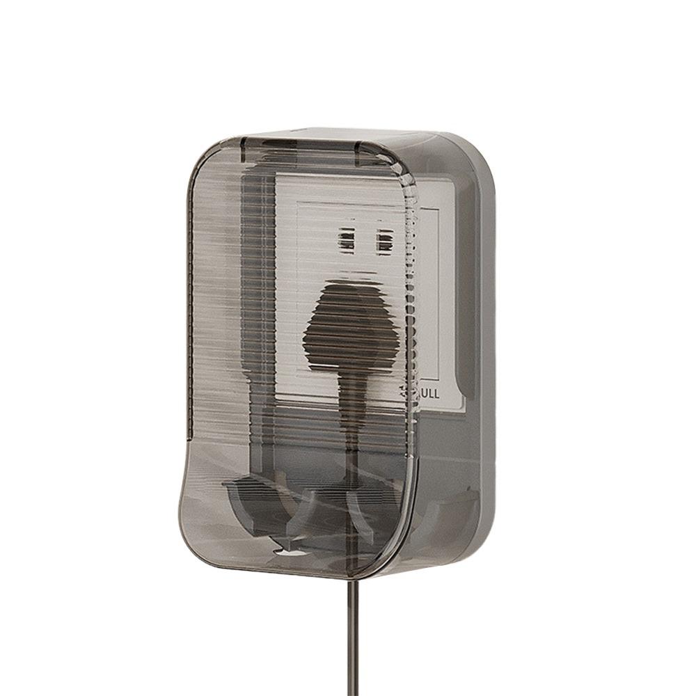 Punch-free Socket Dust Cover with Storage Rack Kitchen Plug Storage Cartoon Waterproof Box