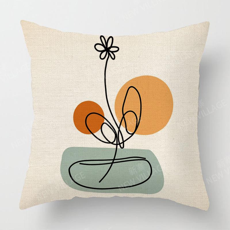 Vibrant Garden Pillowcases Colorful Floral Designs for Home Decor Perfect Spring Gift with Trees Flowers Moon Scenes