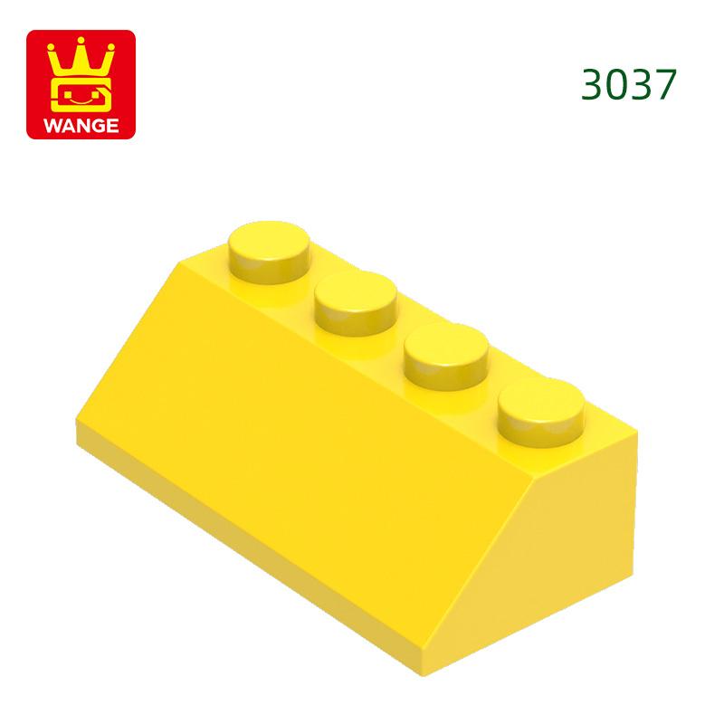 Нетоксичные 51 шт./лот 3037 2x4 наклонные строительные блоки Аксессуары Moc Совместимые с Кирпичиками Детские Игрушки Подарочная Коробка