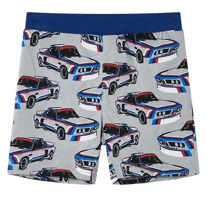 Серая детская пижама с короткими рукавами 92/104/116/128/140