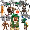 Hot Tralalero Tralala Building Blocks Italian Brainrot Ornament Tung Tung Sahur Action Figures Doll Toys for Kid Birthday Gifts