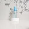 60ml Portable Transparent Green Facial Cleanser Foaming Bottle