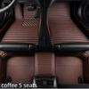 Striped Pu Leather Custom Car Floor Mat for Chevrolet Malibu XL 2016-2024 Year Interior Details Car Accessories Carpet