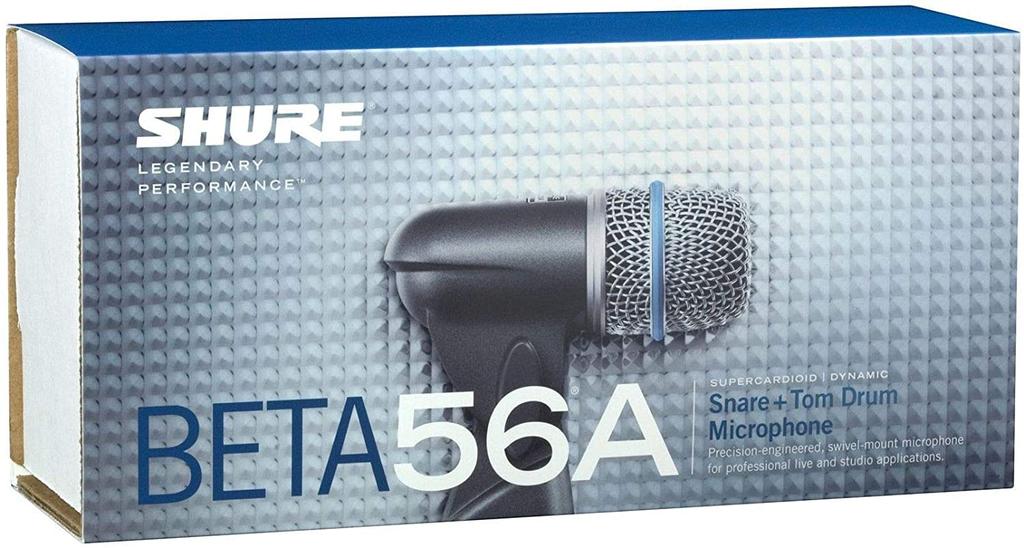 Shure Dynamic Snare Tom Super BETA Warranty 2 Microphone Cardioid/Snare Tom/Live 56A-J [/Manufacturer's Years]