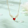 Yilu Has You Elk Antler Love Ожерелье Светильник Роскошные Рождественские Подарки Для Лучшего Друга Аксессуары