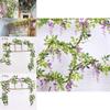 Великолепная искусственная глициния в виде лозы с реалистичными лепестками для всех случаев жизни