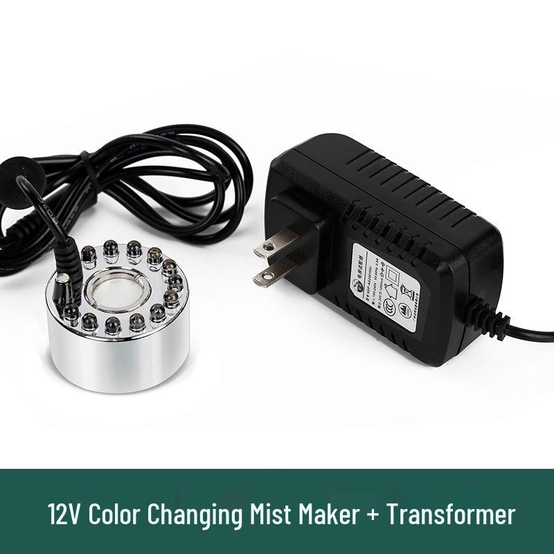 12 В Ультразвуковой туманообразователь с одной головкой на солнечной батарее, увлажнитель