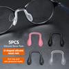 5Pcs Silicone U Shaped Nose Pads Eyeglasses Nose Clip Nose Bridge Anti Slip Holder Eyewear Accessories