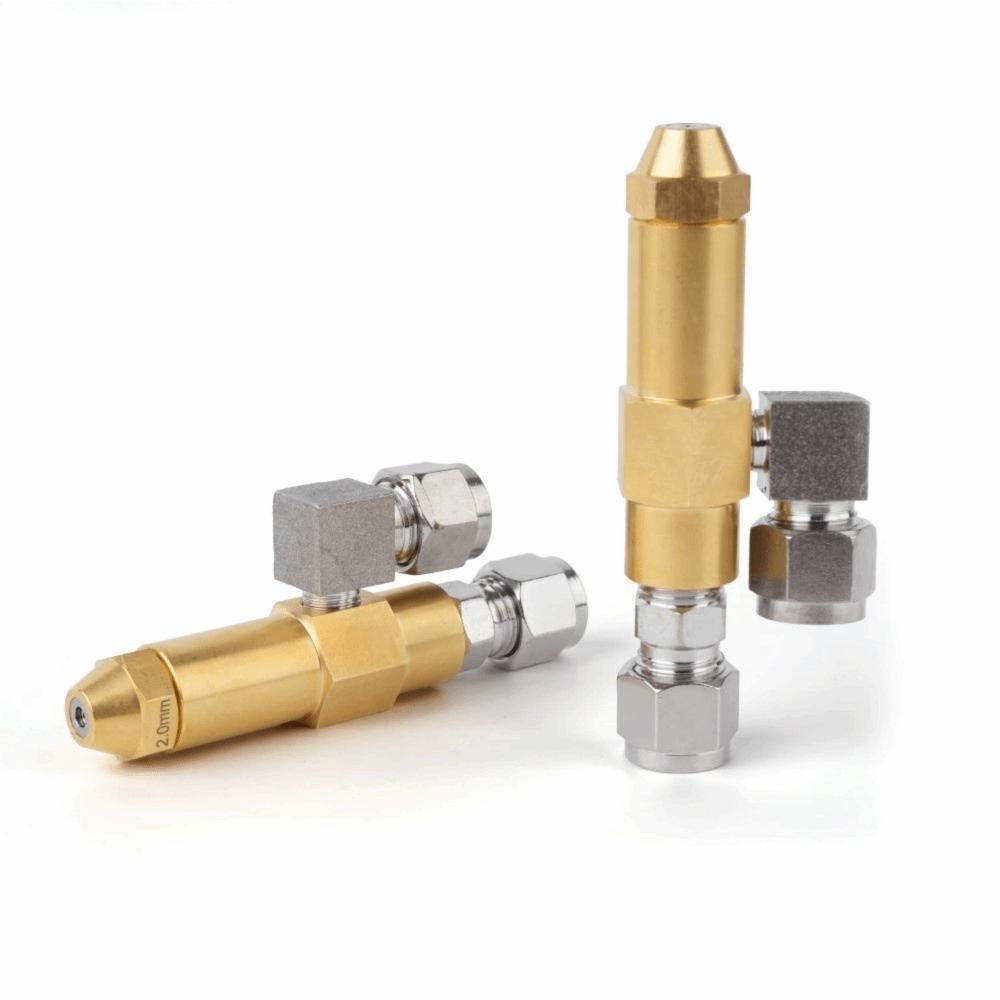 Stainless Steel Fittings Atomizing Nozzle Brass Nozzle Oil Burner Nozzle Waste Oil Burner