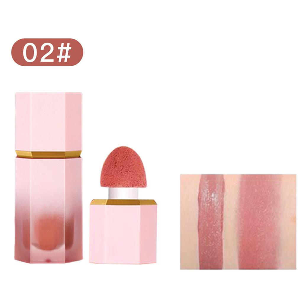 1Pc Women’s Long-Lasting Liquid Blush – Ruddy Sheer Color for Contouring & Highlighting, Waterproof Non-Fading Makeup