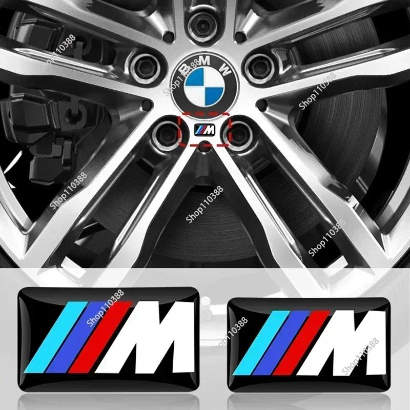Значок Mpower Mtech Наклейка на колесо Автомобильная наклейка BMW Для BMW E90 E60 F30 F10 G01 G20 G30 E84 F48 F39 F25 G01 F15 G05 Декоративная крышка